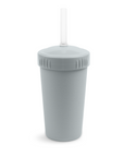 Re-Play Straw Cup with Lid & Straw Assembled - Grey (Min. of 2 PK, Multiples of 2 PK)