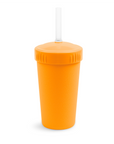 Re-Play Straw Cup with Lid & Straw Assembled - Orange (Min. of 2 PK, Multiples of 2 PK)
