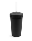 Re-Play Straw Cup with Lid & Straw Assembled - Blaxk (Min. of 2 PK, Multiples of 2 PK)