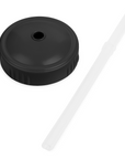 Re-Play Straw Cup with Lid & Straw Assembled - Blaxk (Min. of 2 PK, Multiples of 2 PK)