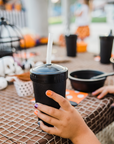 Re-Play Straw Cup with Lid & Straw Assembled - Blaxk (Min. of 2 PK, Multiples of 2 PK)