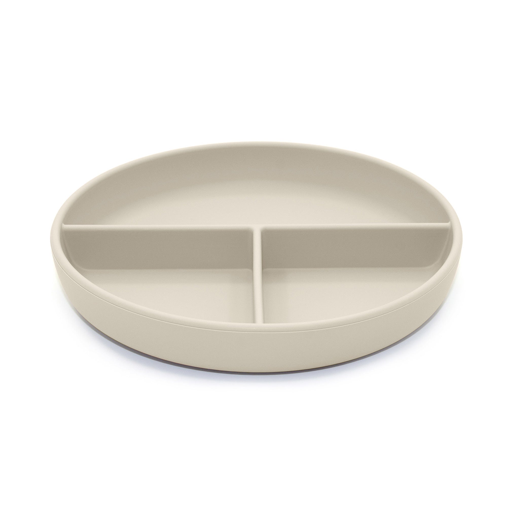 noüka Divided Suction Plate - Shifting Sand (Sold in Case of 2, Qty of 1=2 products)