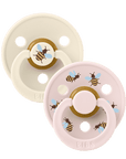 BIBS Pacifier Studio Colour 2 PACK Bumblebee Latex - Ivory Mix (Min. of 2 PK, multiples of 2 PK)