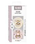BIBS Pacifier Studio Colour 2 PACK Bumblebee Latex - Ivory Mix (Min. of 2 PK, multiples of 2 PK)