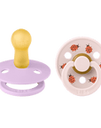 BIBS Pacifier Studio Colour 2 PACK Ladybug Latex - Violet Sky Mix (Min. of 2 PK, multiples of 2 PK)