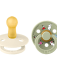 BIBS x Moomin Pacifier Colour 2 pack Friends Latex - Ivory mix (Min. of 2 PK, multiples of 2 PK)