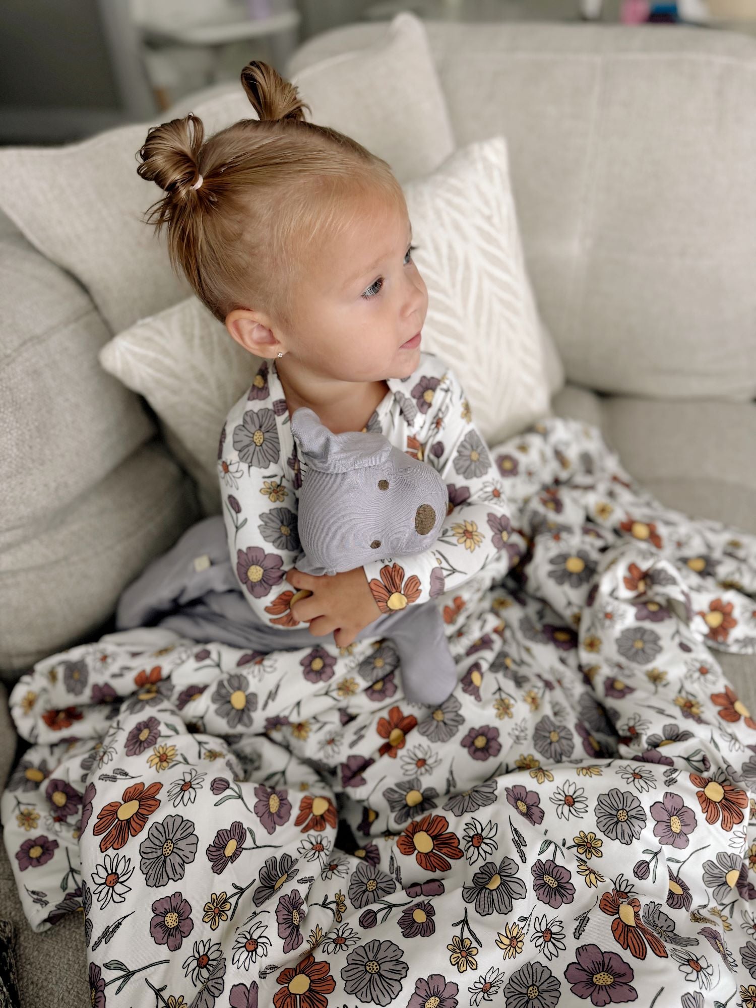 günamüna Toddler Cozy Cloud Comforter Baby Blanket - Bouquet 1 TOG (Min. of 2, multiples of 2)