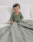 günamüna Mini Cozy Cloud Comforter Baby Blanket 1 TOG - Blue Stripe (Min. of 2, multiples of 2) (Copy)