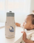 noüka Stainless Steel Drinking Bottle 10 Oz Lucie Collection - Kiko The Toucan (Min. of 2 PK, Multiples of 2 PK)