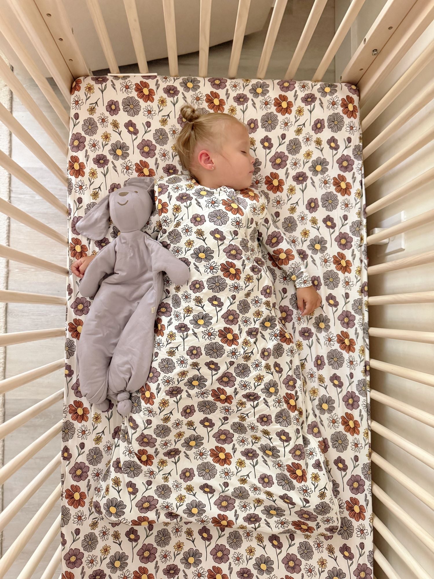 günamüna Crib Sheet - Bouquet (Min. of 2, multiples of 2)