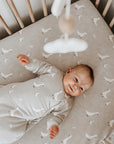 günamüna Crib Sheet - Goose (Min. of 2, multiples of 2)