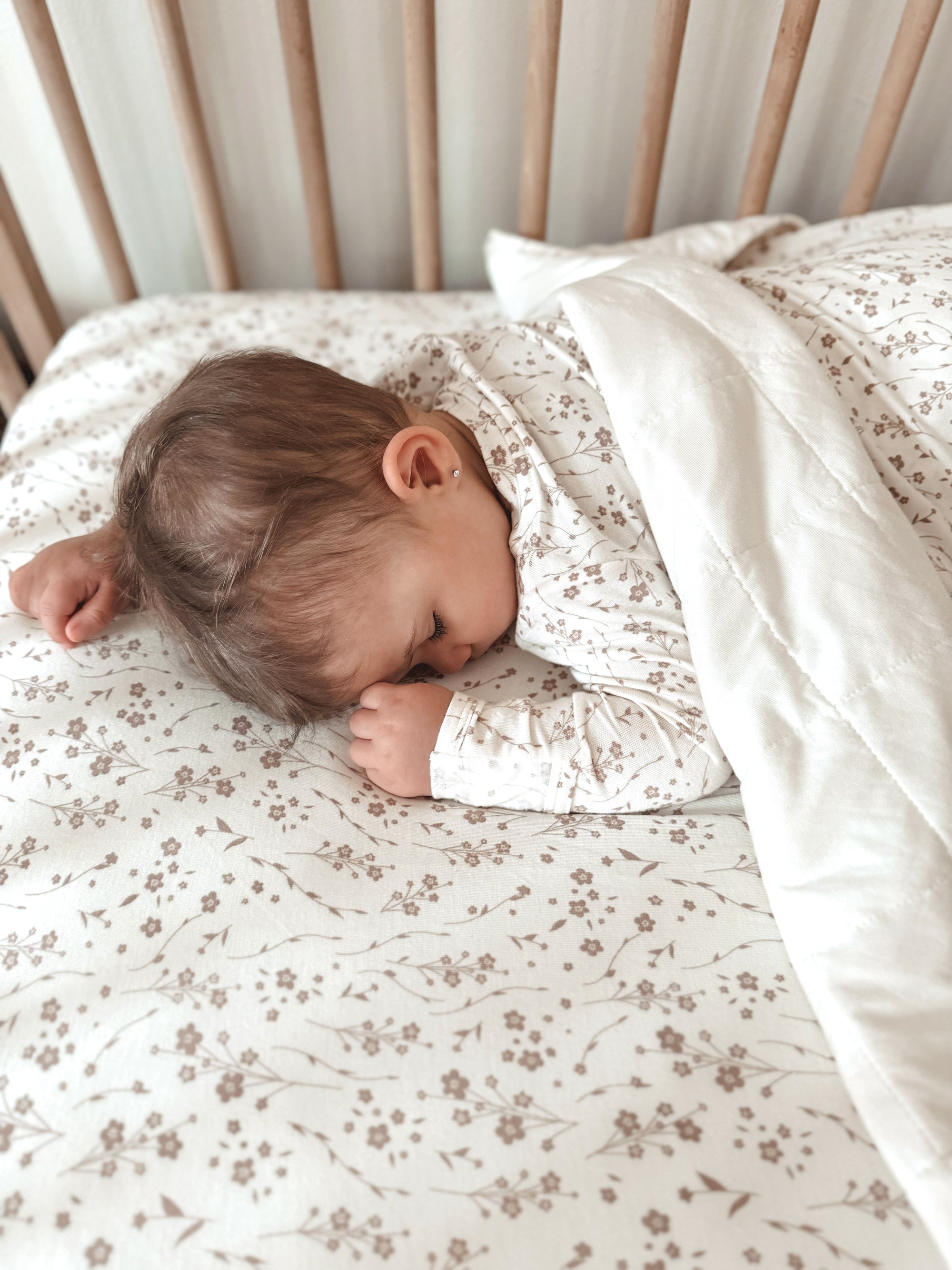 günamüna Mini Cozy Cloud Comforter Baby Blanket - Posies 1 TOG (Min. of 2, multiples of 2)