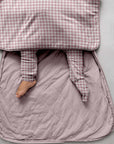 günamüna Sleep Sack Duvet Bamboo Pink Gingham 1 TOG (Min. of 2, multiples of 2)