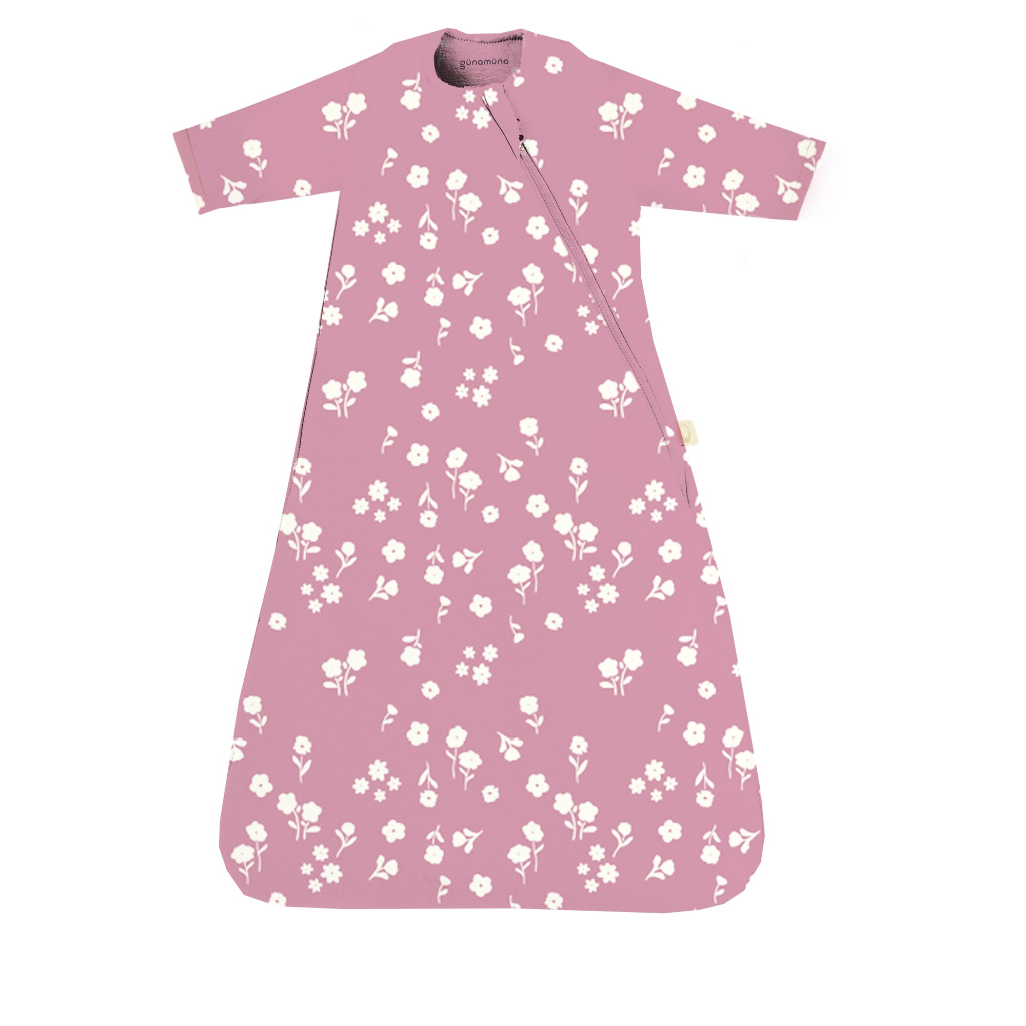 günamüna Long Sleeve Swaddle Sleep Sack Duvet Bamboo Mini Floral 2.5 TOG (Min. of 2, multiples of 2)