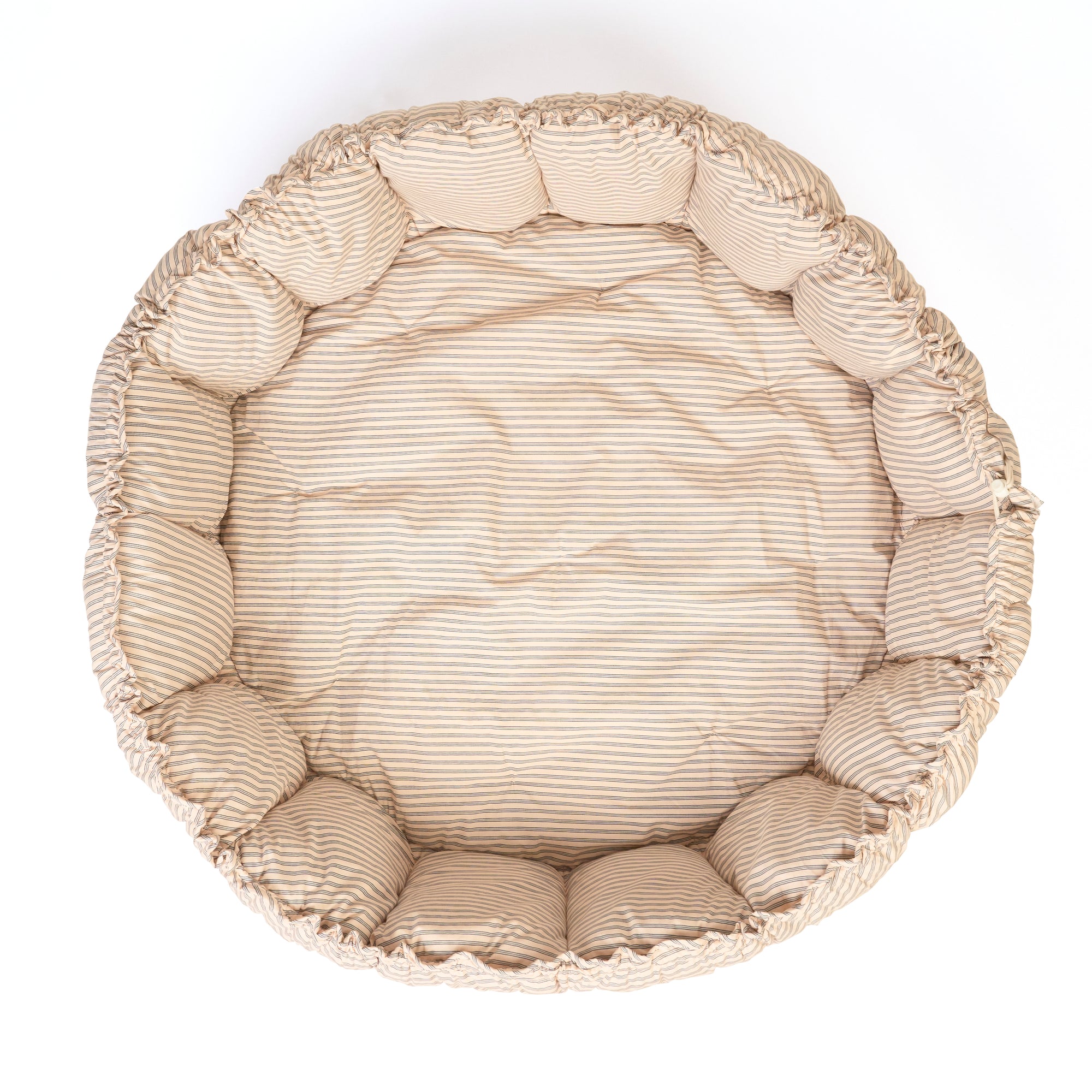 Play&Go Bloom Stripes Blue organic babymat (Min of 1, multiples of 1)
