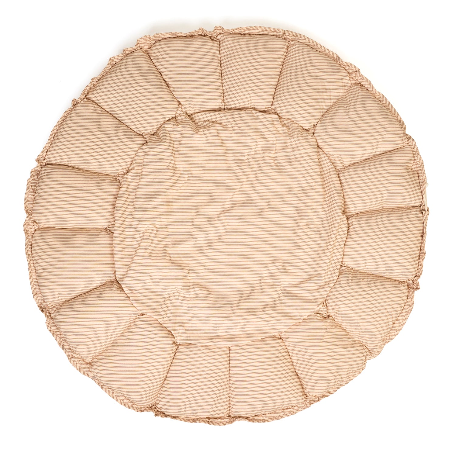 Play&Go Bloom Stripes Brown organic babymat (Min of 1, multiples of 1)