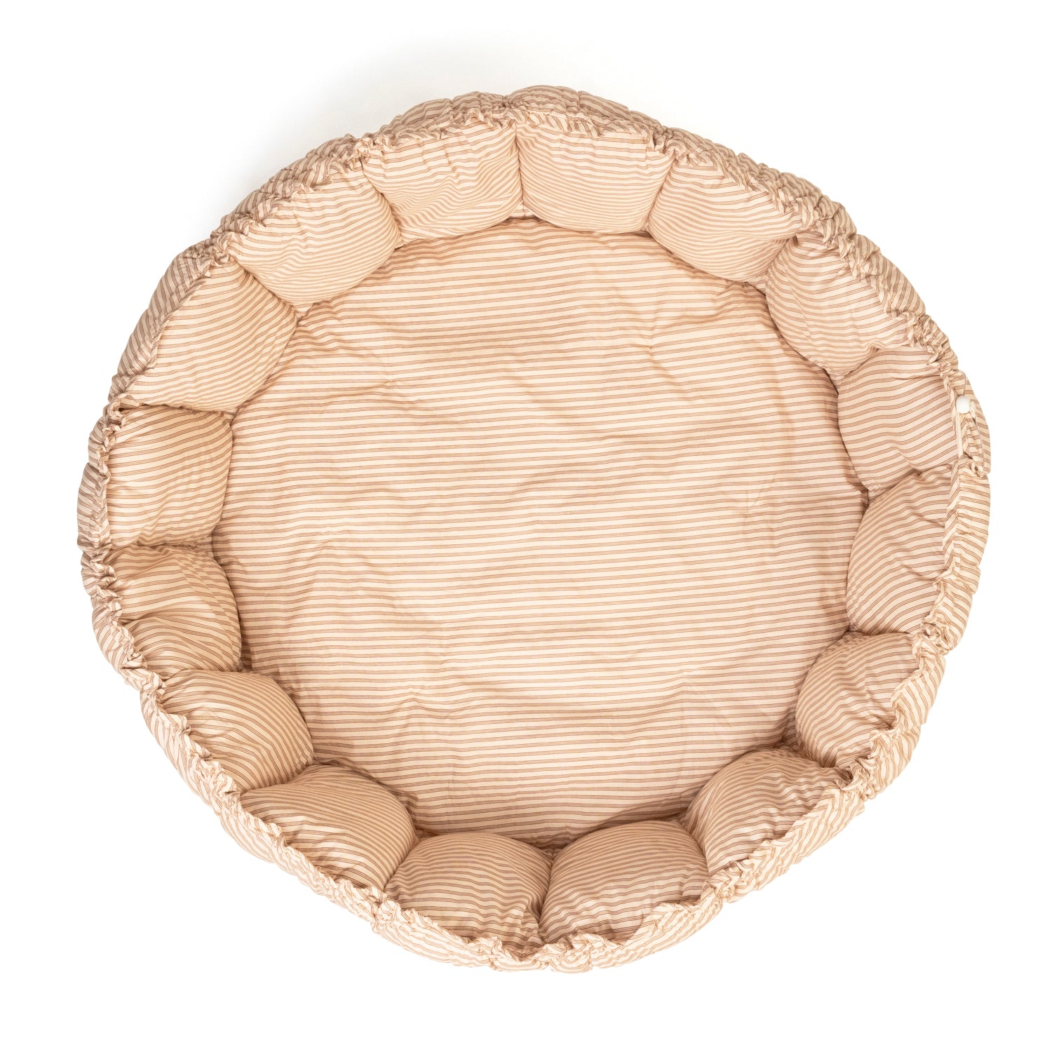 Play&Go Bloom Stripes Brown organic babymat (Min of 1, multiples of 1)