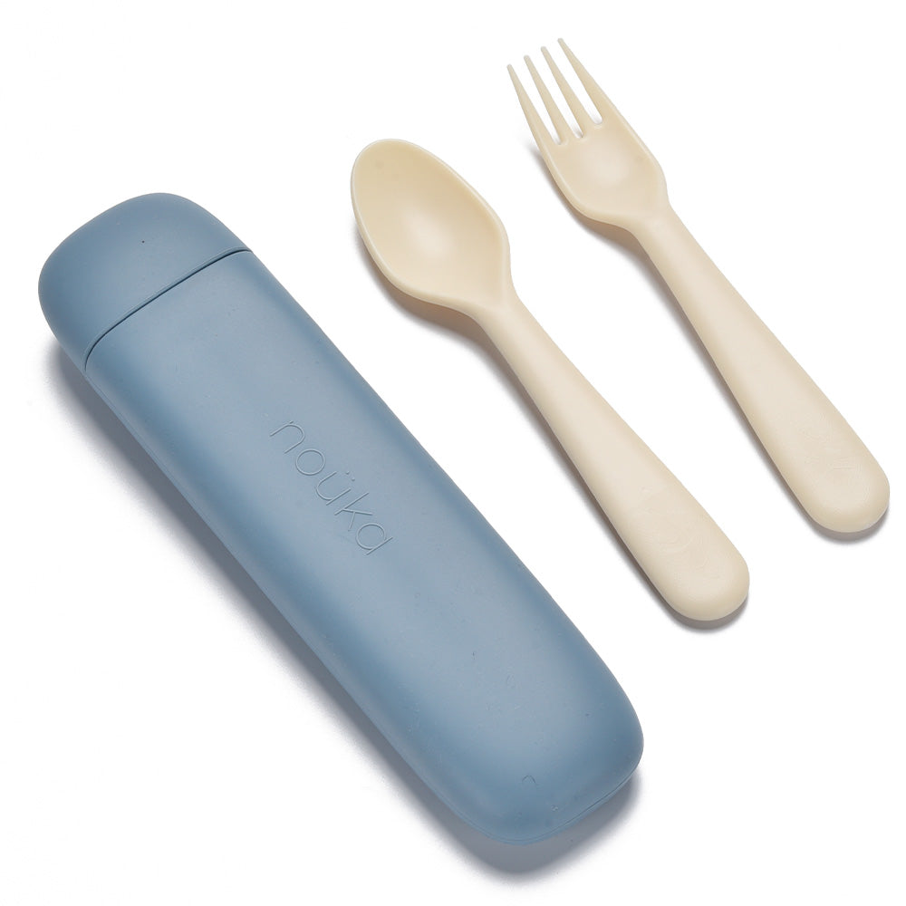 noüka Reusable Utensil Set & Carry Case - Wave (Sold in Case of 2, Qty of 1=2 products)