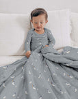 günamüna Mini Cozy Cloud Comforter Baby Blanket 1 TOG - Baseball Goose (Min. of 2, multiples of 2)