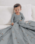 günamüna Mini Cozy Cloud Comforter Baby Blanket 1 TOG - Moose (Min. of 2, multiples of 2)