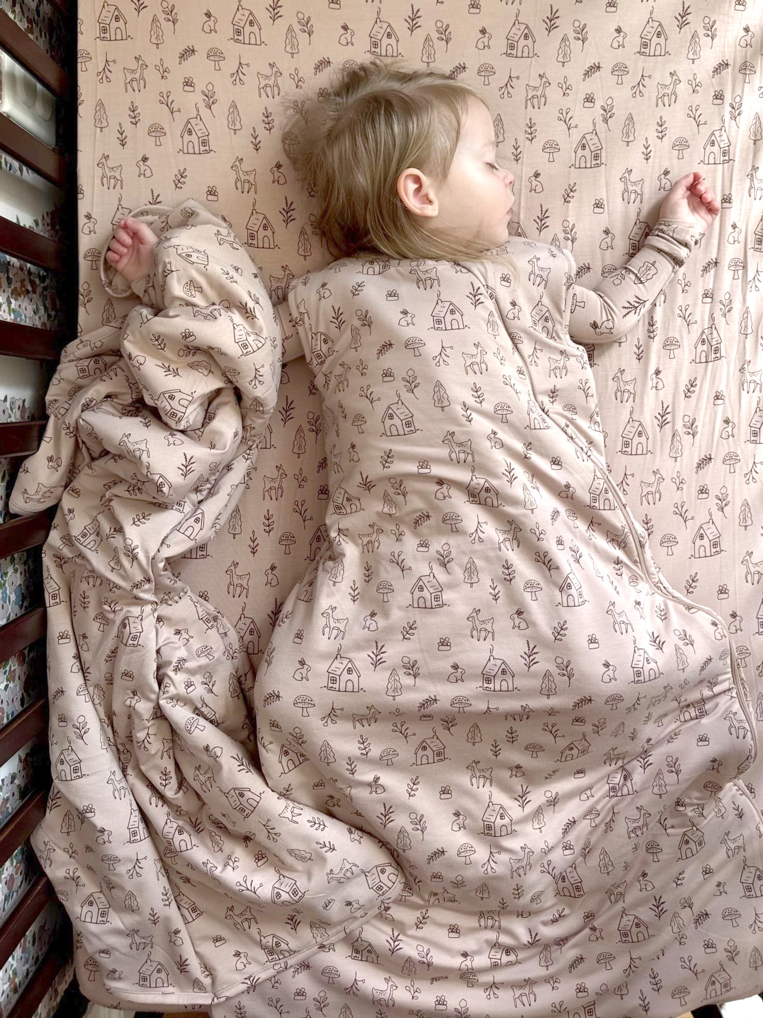 günamüna Mini Cozy Cloud Comforter Baby Blanket - Doe.Re.Mi 1 TOG (Min. of 2, multiples of 2)