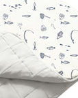 günamüna Toddler Cozy Cloud Comforter Baby Blanket - Fishing 1 TOG (Min. of 2, multiples of 2)