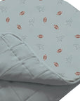 günamüna Toddler Cozy Cloud Comforter Baby Blanket - Football 1 TOG (Min. of 2, multiples of 2)