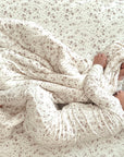 günamüna Mini Cozy Cloud Comforter Baby Blanket - Posies 1 TOG (Min. of 2, multiples of 2)