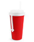 Re-Play 24oz Drinking Cup  with Lid and Straw (Adult) - Red (Min. of 2 PK, Multiples of 2 PK)