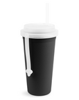 Re-Play 24oz Drinking Cup  with Lid and Straw (Adult) - Black (Min. of 2 PK, Multiples of 2 PK)