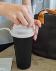 Re-Play 24oz Drinking Cup  with Lid and Straw (Adult) - Black (Min. of 2 PK, Multiples of 2 PK)