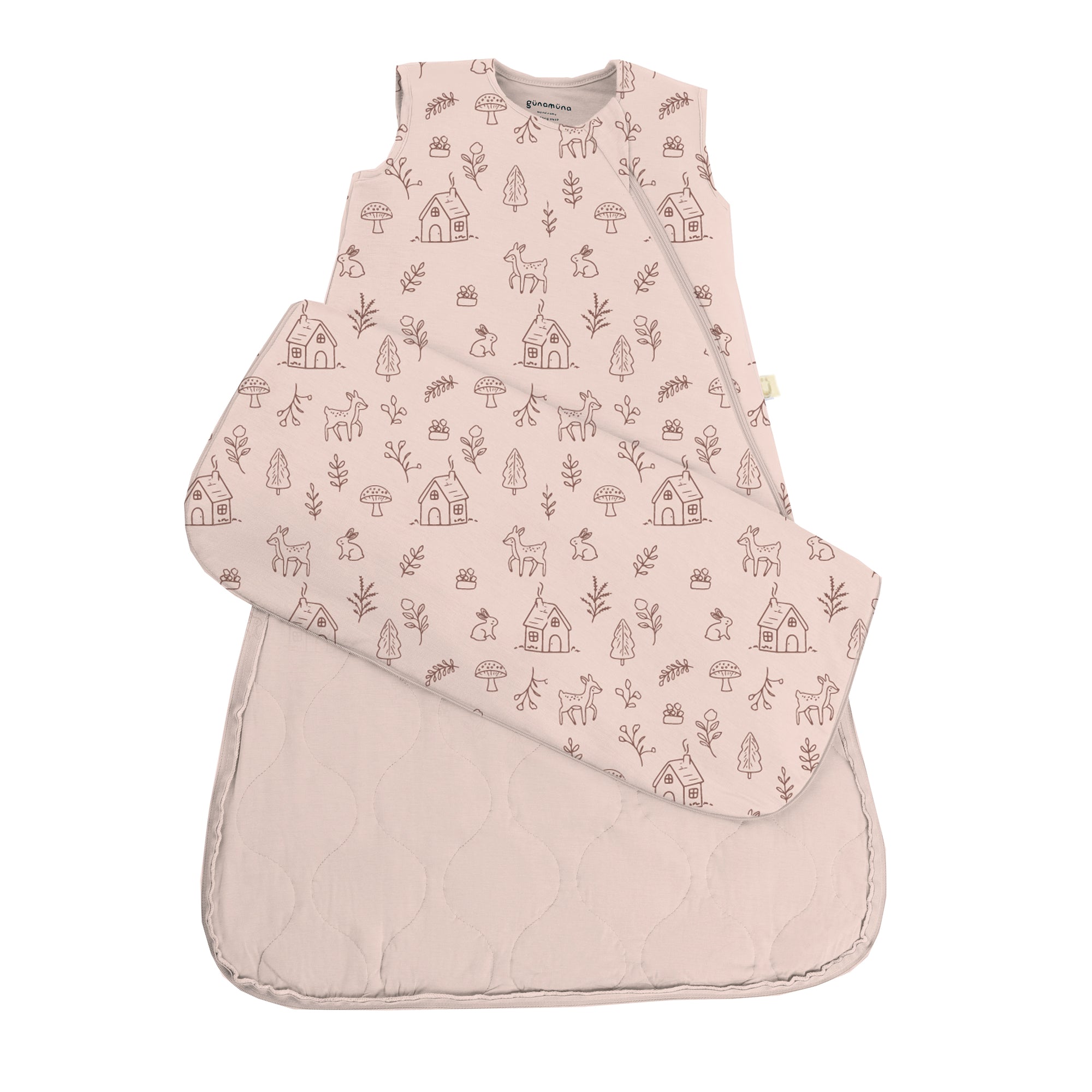 günamüna Sleep Sack Duvet Bamboo Doe.Re.Mi 1 TOG (Min. of 2, multiples of 2)