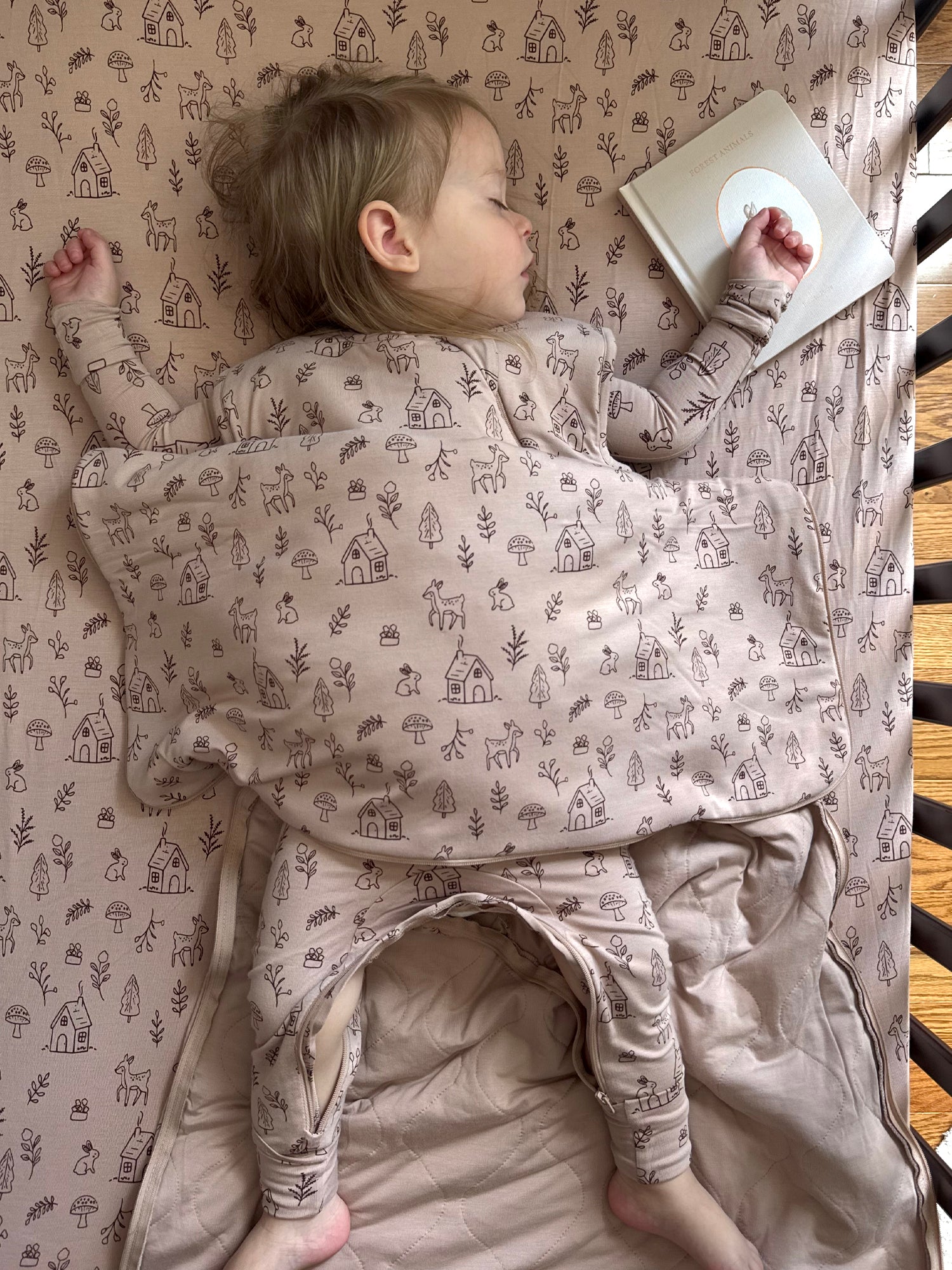 günamüna Sleep Sack Duvet Bamboo Doe.Re.Mi 1 TOG (Min. of 2, multiples of 2)