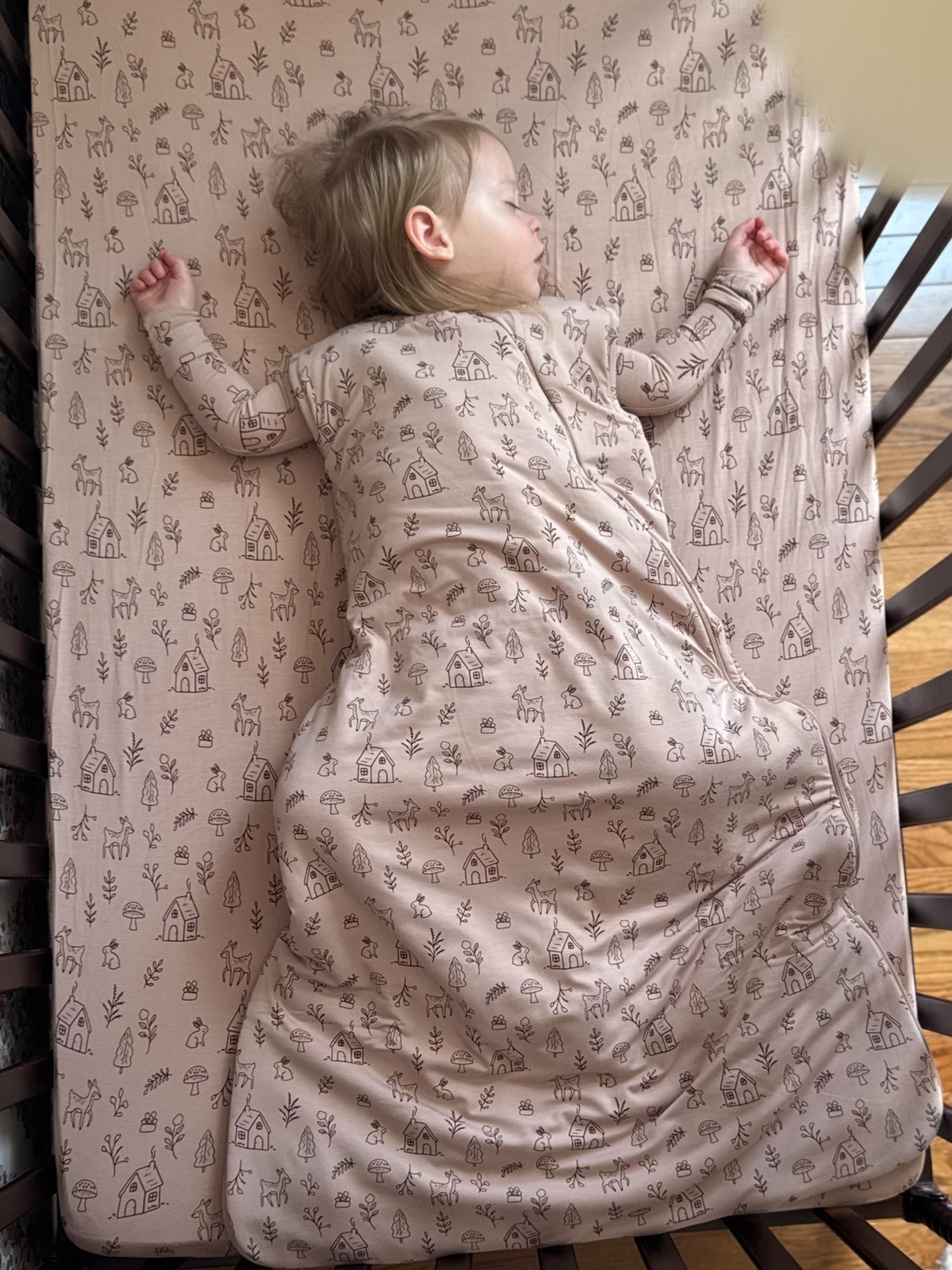 günamüna Sleep Sack Duvet Bamboo Doe.Re.Mi 1 TOG (Min. of 2, multiples of 2)