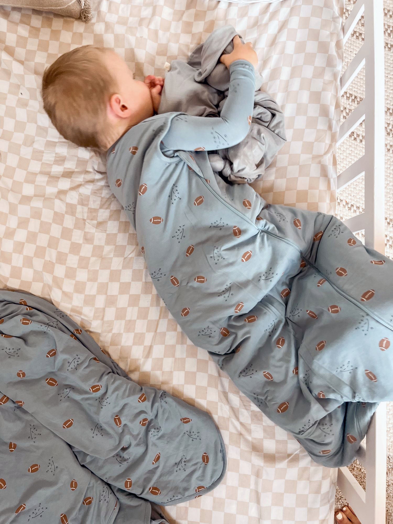 günamüna Sleep Sack Duvet Bamboo Football 2.5 TOG (Min. of 2, multiples of 2)