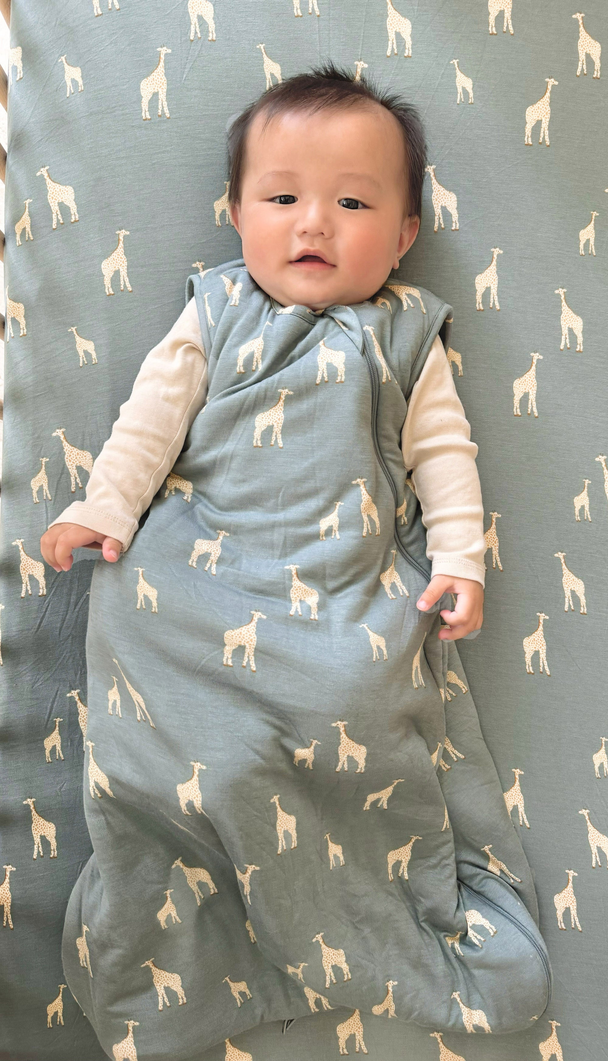 günamüna Sleep Sack Duvet Bamboo Giraffe 1 TOG (Min. of 2, multiples of 2)