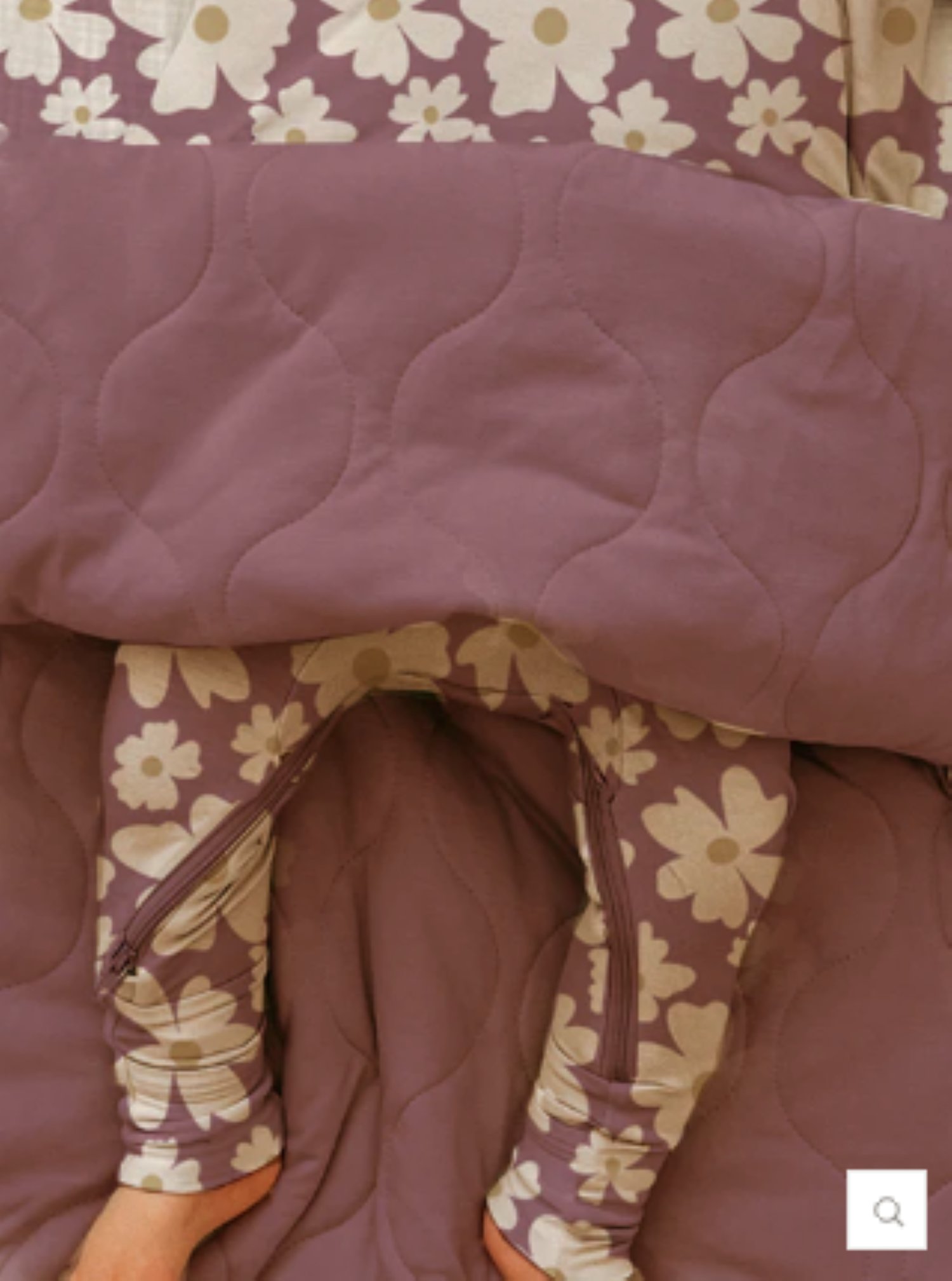 günamüna LONG Sleeve Sleep Sack Duvet Bamboo Blossom 2.5 TOG (Min of 2, multiples of 2)
