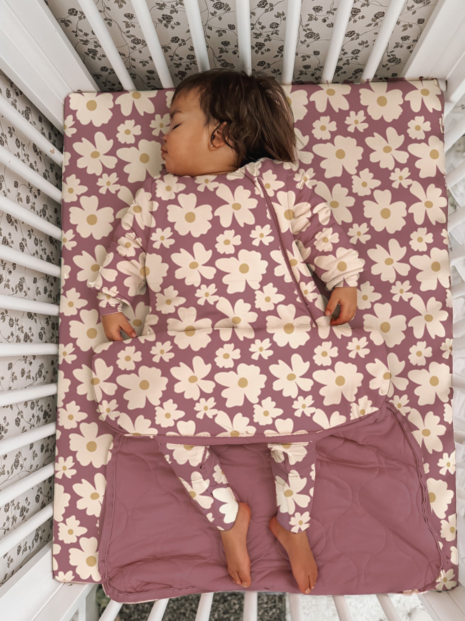 günamüna LONG Sleeve Sleep Sack Duvet Bamboo Blossom 2.5 TOG (Min of 2, multiples of 2)