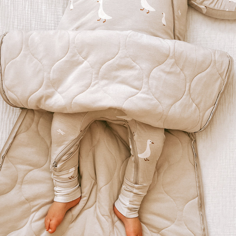 günamüna LONG Sleeve Sleep Sack Duvet Bamboo Goose 2.5 TOG (Min of 2, multiples of 2)