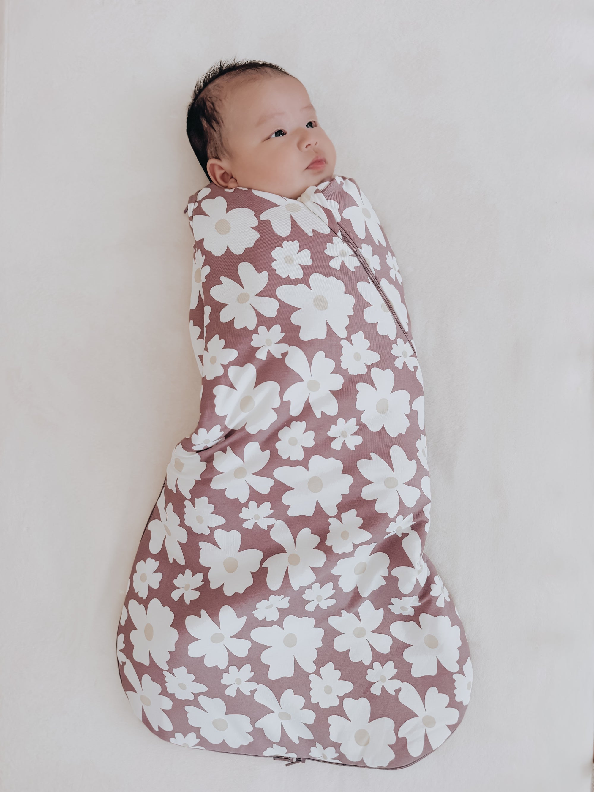 günamüna Swaddle Sleep Sack Duvet Bamboo Blossom 1 TOG (Min. of 2, multiples of 2)