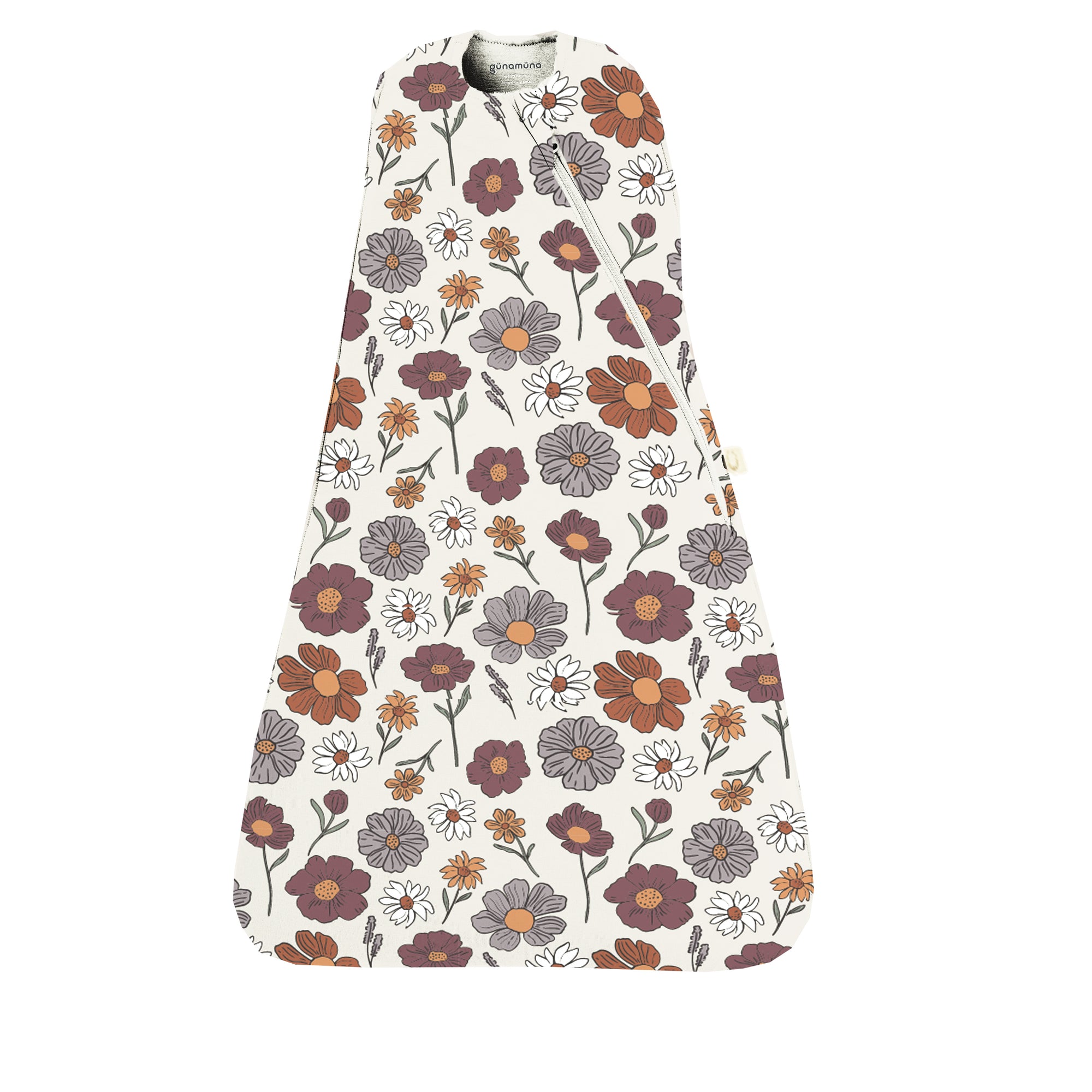 günamüna Swaddle Sleep Sack Duvet Bamboo Bouquet 2.5 TOG (Min. of 2, multiples of 2)