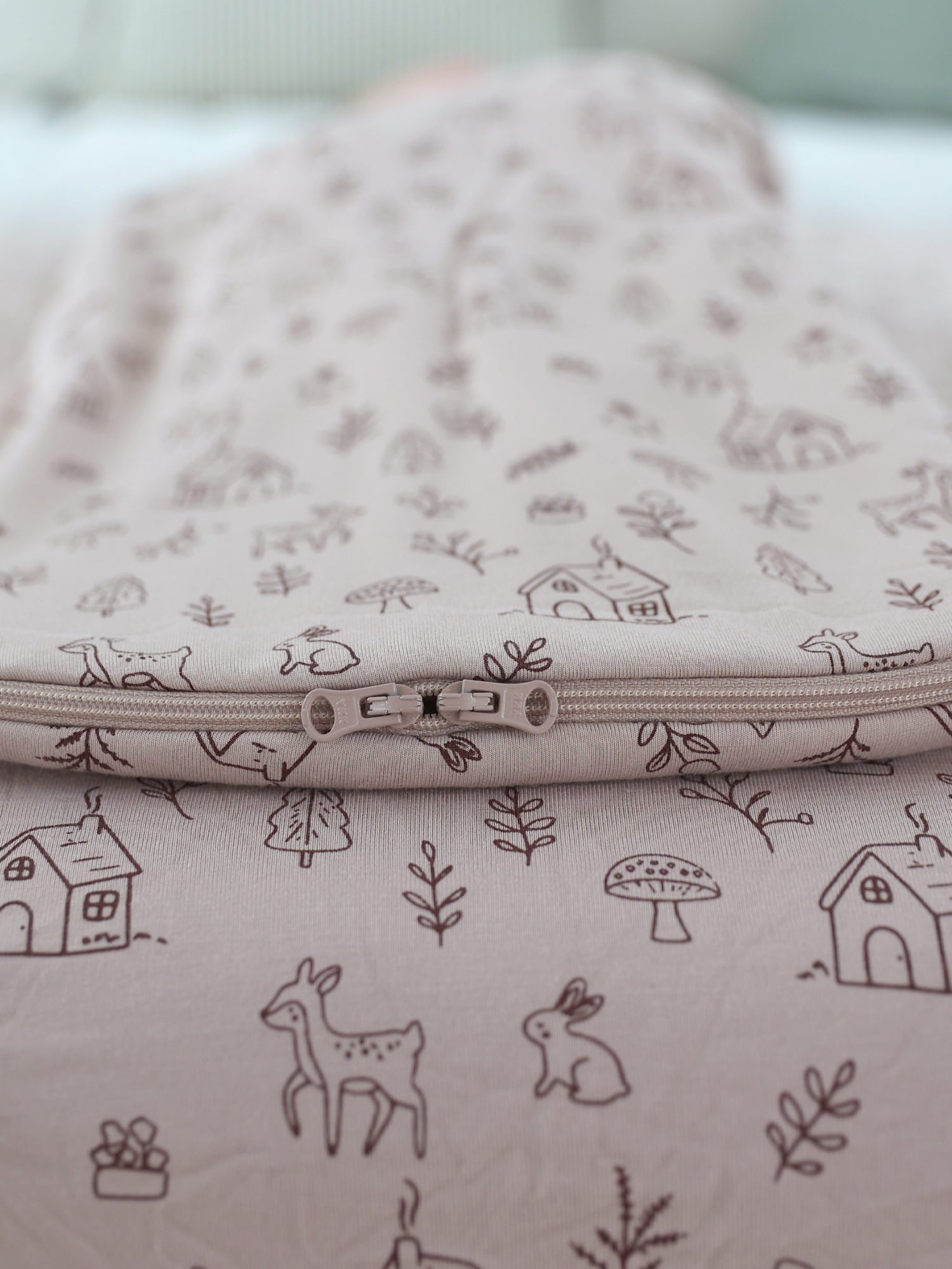 günamüna Swaddle Sleep Sack Duvet Bamboo Doe.Re.Mi 1 TOG (Min. of 2, multiples of 2)