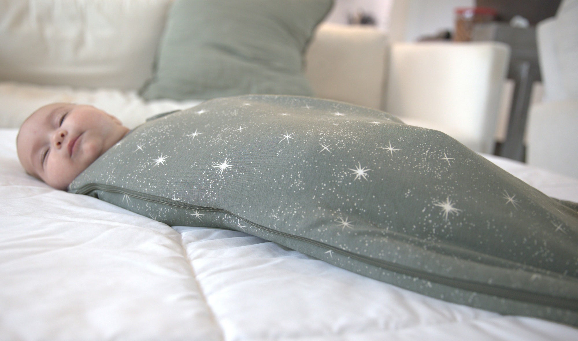 günamüna Swaddle Sleep Sack Duvet Bamboo Imagine 2.6 TOG (Min. of 2, multiples of 2)