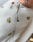 günamüna Swaddle Sleep Sack Duvet Bamboo Pooh 1 TOG (Min. of 2, multiples of 2)