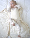 günamüna Swaddle Sleep Sack Duvet Bamboo Posies 2.6 TOG (Min. of 2, multiples of 2)
