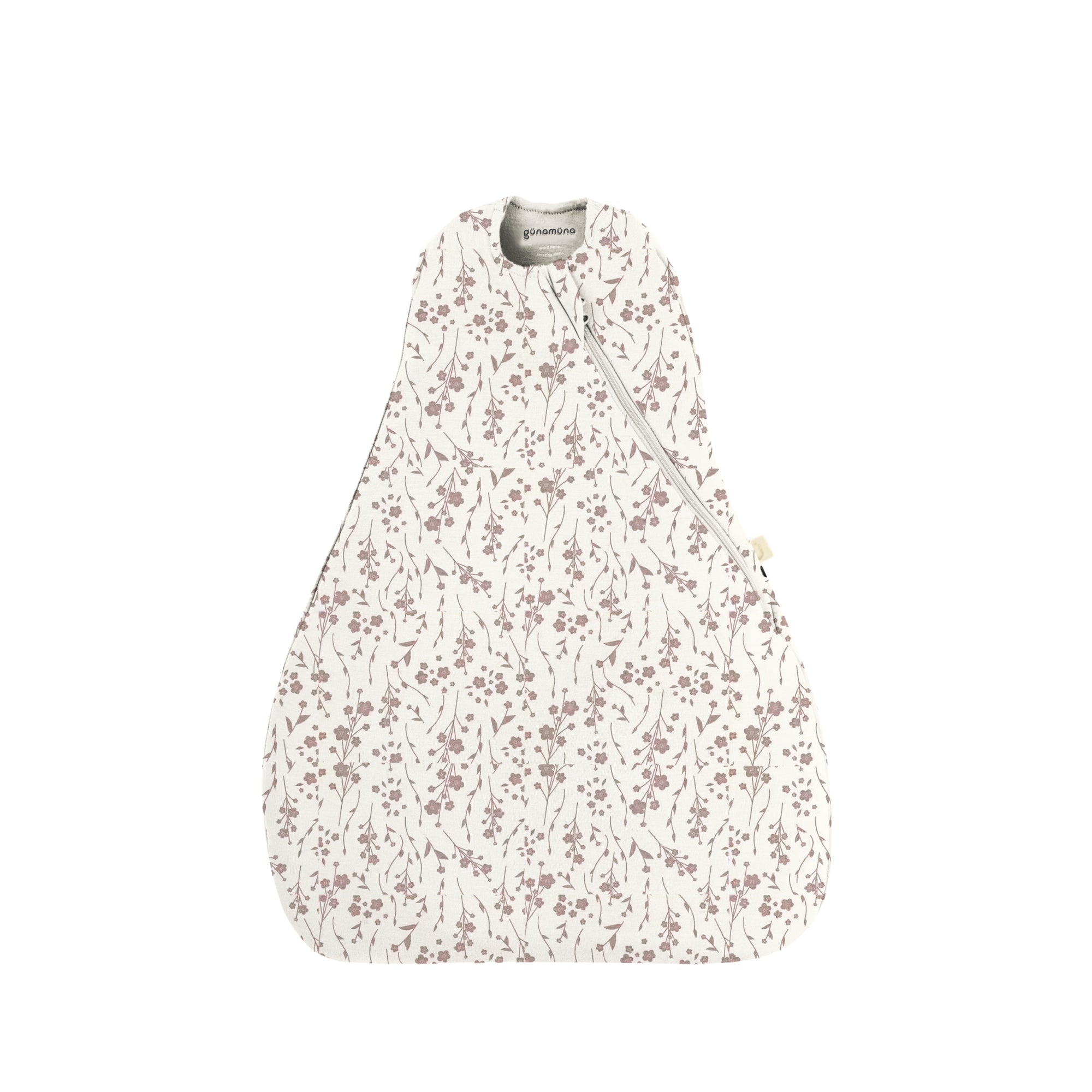 günamüna Transitional Swaddle Sleep Sack Duvet Bamboo Posies 1 TOG (Min. of 2, multiples of 2)