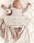 günamüna Transitional Swaddle Sleep Sack Duvet Bamboo Posies 2.5 TOG (Min. of 2, multiples of 2)