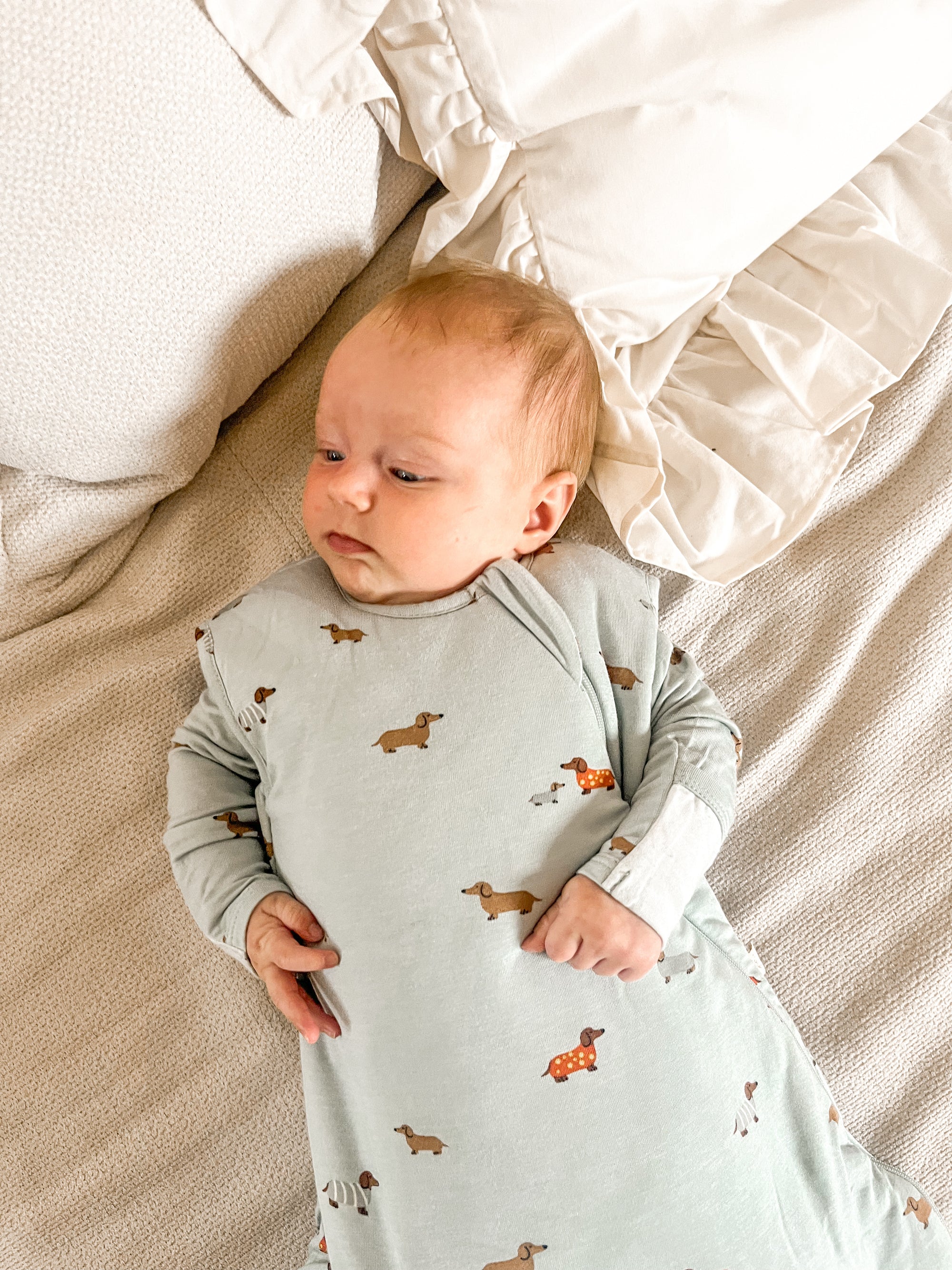 günamüna Transitional Swaddle Sleep Sack Duvet Bamboo Woof 2.5 TOG (Min. of 2, multiples of 2)