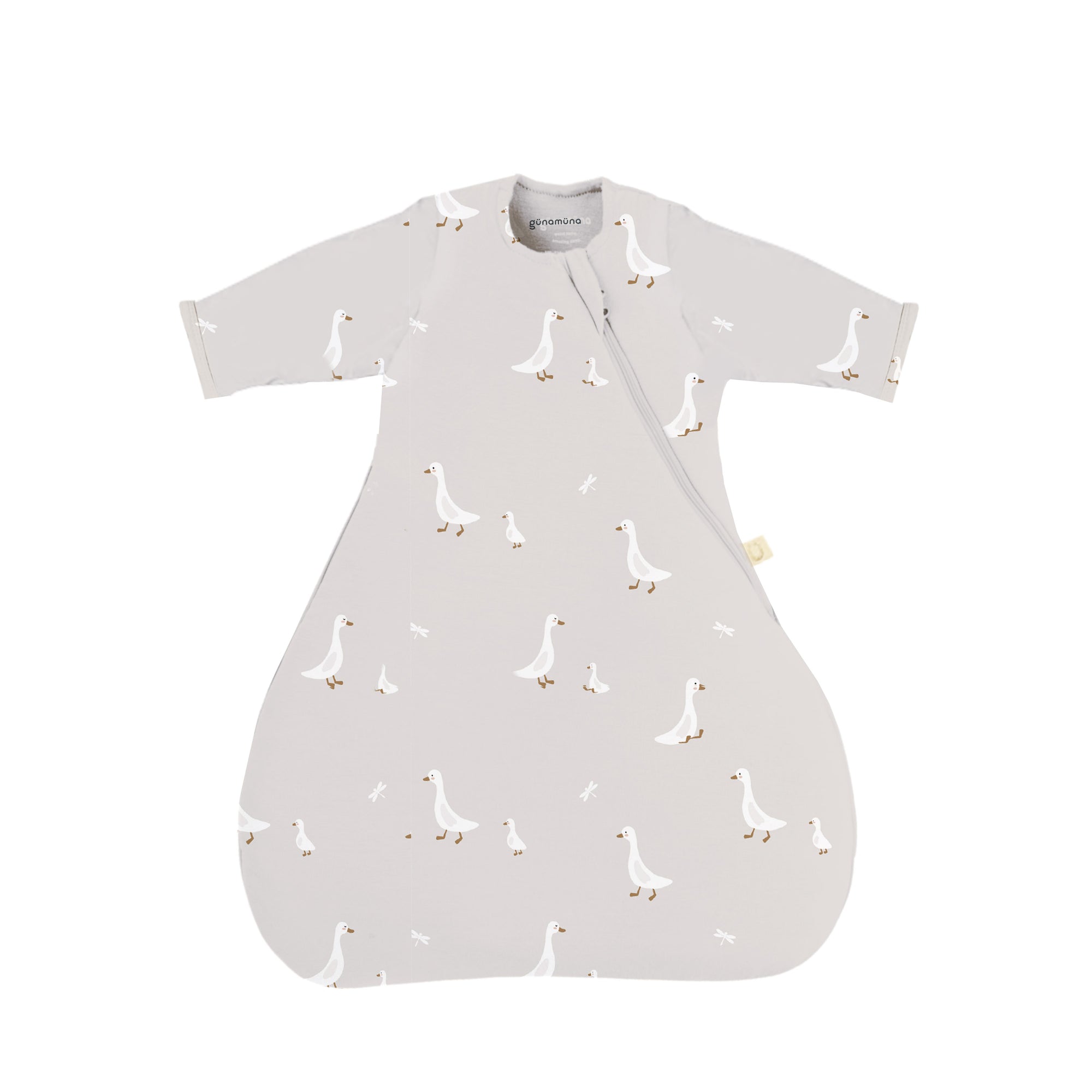 günamüna Long Sleeve Transitional Swaddle Sleep Sack Duvet Bambo Goose 1 TOG (Min. of 2, multiples of 2)
