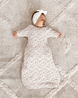 günamüna Long Sleeve Transitional Swaddle Sleep Sack Duvet Bamboo mini Floral 1 TOG (Min. of 2, multiples of 2)